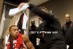 性情中人！猛龙主教练赛后激情怒吼吓懵巴恩斯 阿巴基获眼镜蛇杖