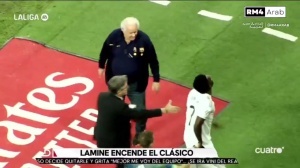 还原冲突：佩德里染红，维尼修斯挥毛巾庆祝，替补席大战卢宁出头