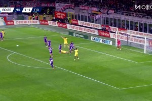 米兰反超！希门尼斯造点，莱奥点射破门本场完成双响
