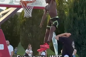 这是什么怪物？看似劲爆的扣篮，实则更加劲爆！